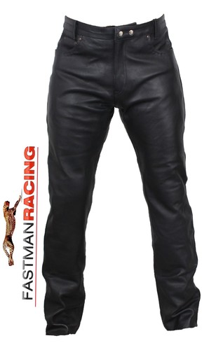 Pantalon moto cuir - moto, hommes