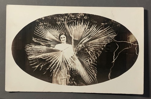 Carte photo femme parure - carte,