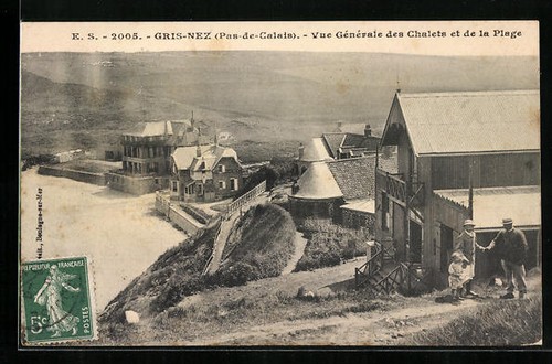 Cpa gris nez vue générale - cpa,