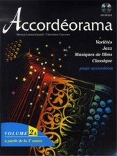 Accordéon ;Recueil de partition  Accordéorama volume 2a + CD