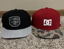 2 New Era DC Shoes Hats  1 Snapback 1 Fitted Hat
