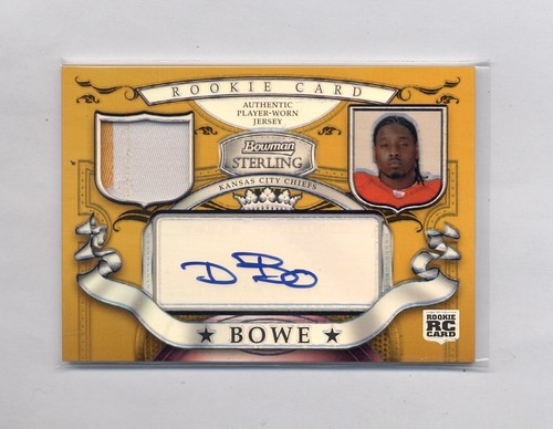 2007 sterling dwayne bowe - sterling, gold