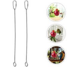  2 Pcs Mangeoire Perruche Accessoires De Perroquet Pour Cage À Oiseaux