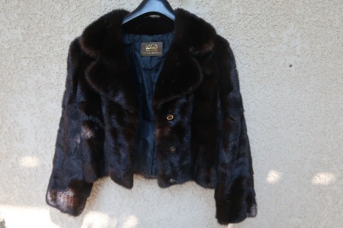 Manteau court vison - manteau,