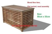 Brand New IKEA HOL Storage/Side Table Acacia Practical Storage Solution(98x50cm)