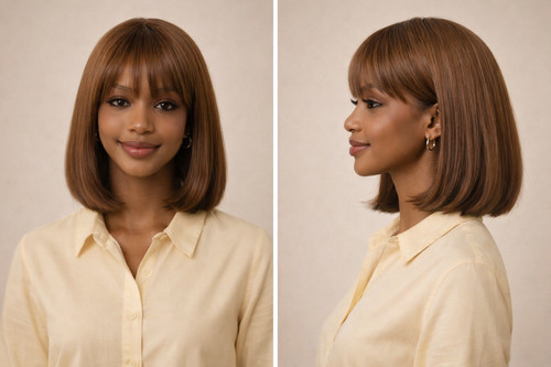 Perruque femme lisse souple - perruque,