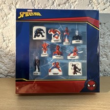 Coffret Collection De 10 Fèves En Porcelaine Spider Man Marvel