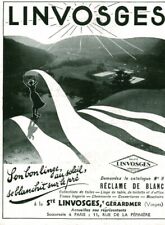 1940 Linvosges Gérardmer Antique Magazine Advertisement 