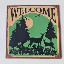 WELCOME - plaque publicitaire