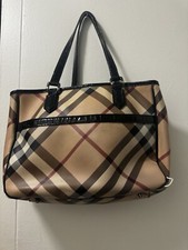 Burberry Super Nova Check Tote Vintage