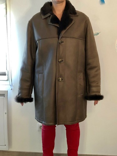 Luxueux manteau peau - luxueux,