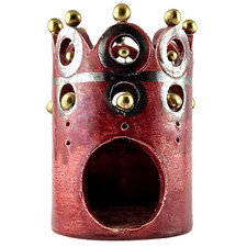 GEORGES PELLETIER ceramic photophore lantern in VALLAURIS, 50/lembo/espelt...