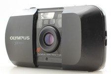 [Near MINT] Olympus mju Black 35mm Point & Shoot Film Camera From JAPAN