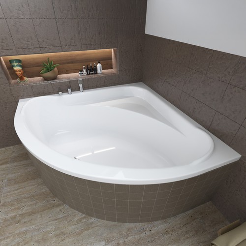 Baignoire bain angle 140x140 - baignoire,