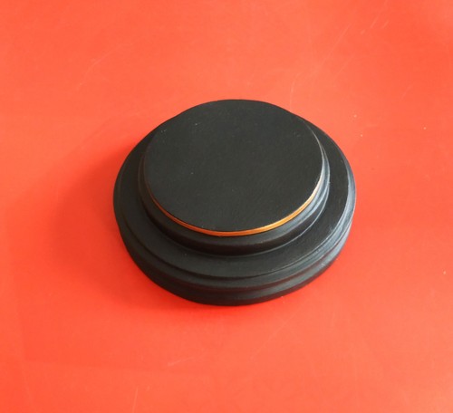 Socle support rond - support, noir