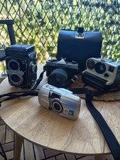 lot 4 appareils photo + divers