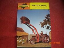 OLD ADVERTISING LEAFLET FRONT LOADER AUDUREAU NOVAPAL