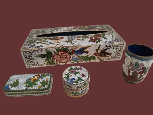 Ensemble toilette émail - de,