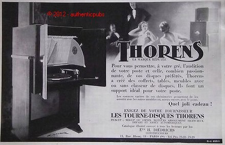 Publicite thorens tourne - publicite,