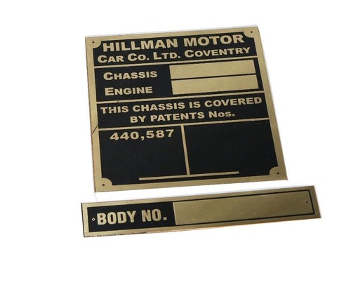Hillman motorcars remplacement - motorcars,