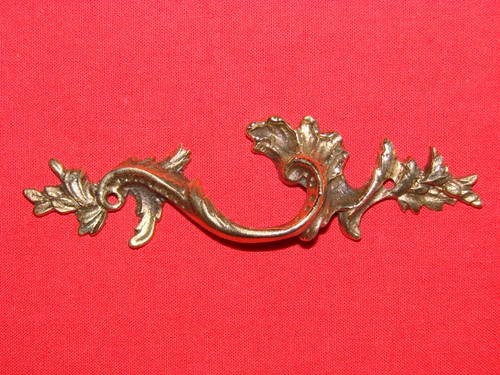 Antique bronze handle - bronze,