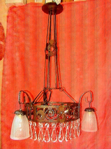 Lustre fer forgé époque - en,