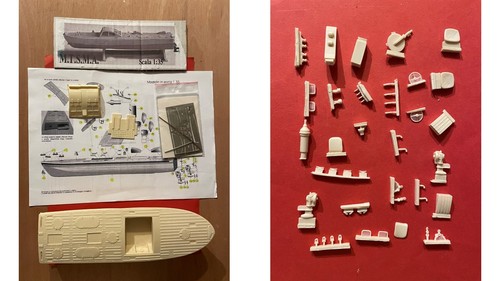 Maquette resine vedette - 1/35, :