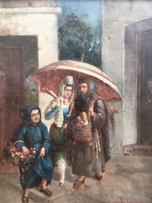 Très Belle Peinture Huile Sur