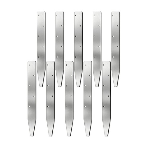 Pièces piquet plat de - 10,