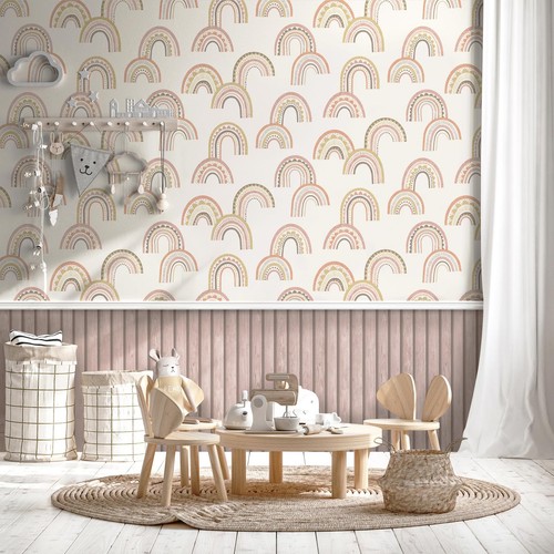 Boho arc ciel - arc-en-ciel, peint