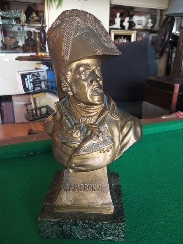 Très rare buste bronze - très,