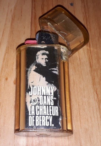 Johnny hallyday briquet ancien - briquet,
