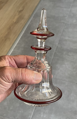 Flacon ancien cristal - , de