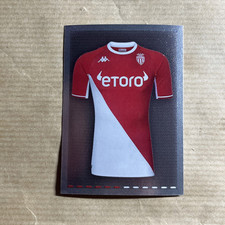 244 MAILLOT MONACO PANINI FOOT 22 2021 2022 STICKERS FOOTBALL FRANCE