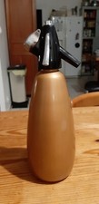 Vintage Metal Seltz Eau Bottle: COB 