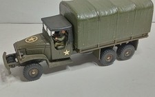 VINTAGE DINKY TOYS #809 GMC BACHE WITH DRIVER to restore or parts no copy bm