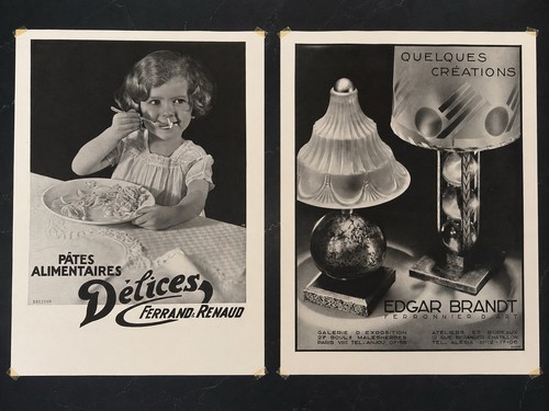 Ancienne affiche publicitaire - ancienne,