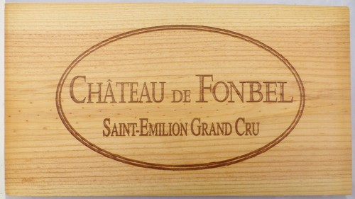 Château fonbel estampe vin - château, de
