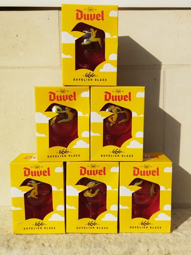 Bière duvel lot 6 verres - bière,