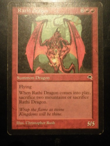 Mtg magic rathi dragon - mtg,