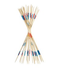 Mikado géant jeu d'adresse en bois 31 bâtons multicolore Mikado XXL 31 pièces