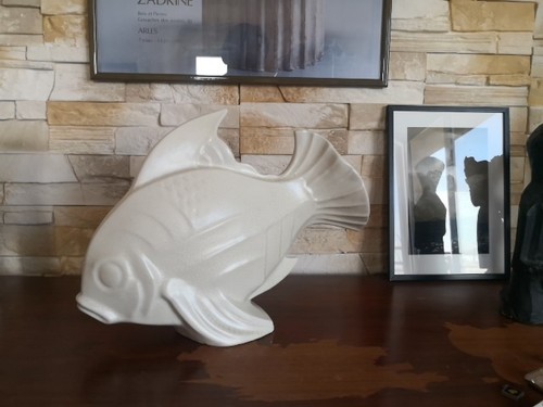 Grande céramique blanc crème