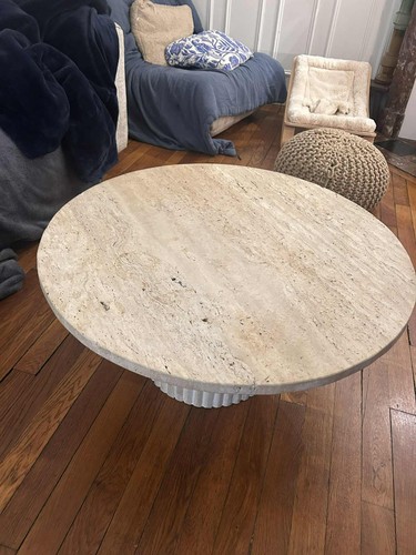 Table basse circulaire - , en
