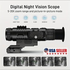 2560x1920P Reticle Digital Night Vision Rifle Scope Optical Red Dot Scope GS515