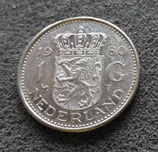 Monnaie Pays Bas 1 Gulden 1980