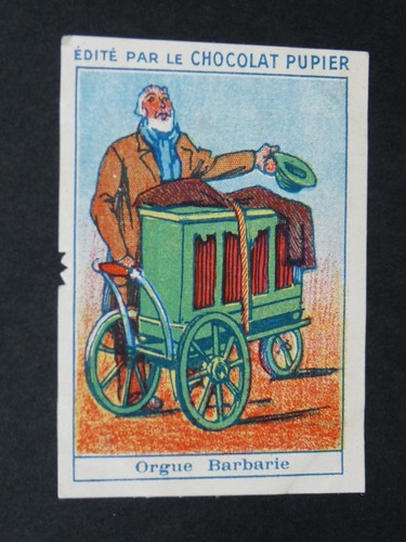 Chromo chocolat pupier 1930 - chromo,