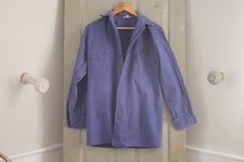 Blue Shirt Work Wear Antique French Farmer's Bleu de Travail Vintage Clothing