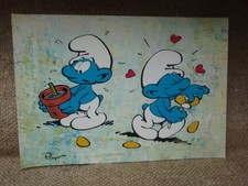THE SMURFS - The Love Smurf, Card No. 10-12. Peyo.