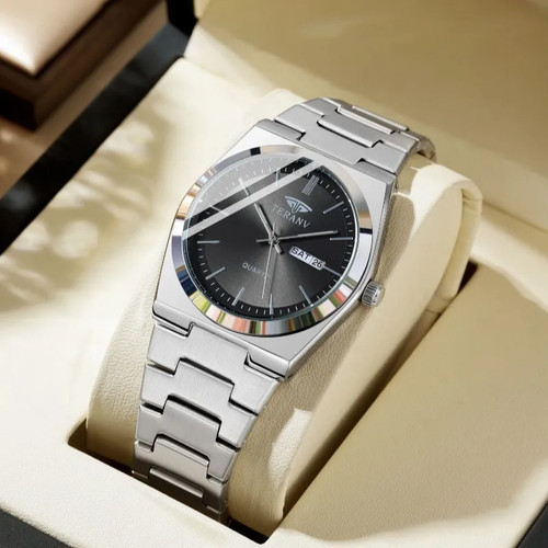Montre homme quartz calendrier - montre,