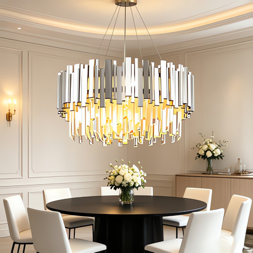 Lustre cristal hauteur - en,